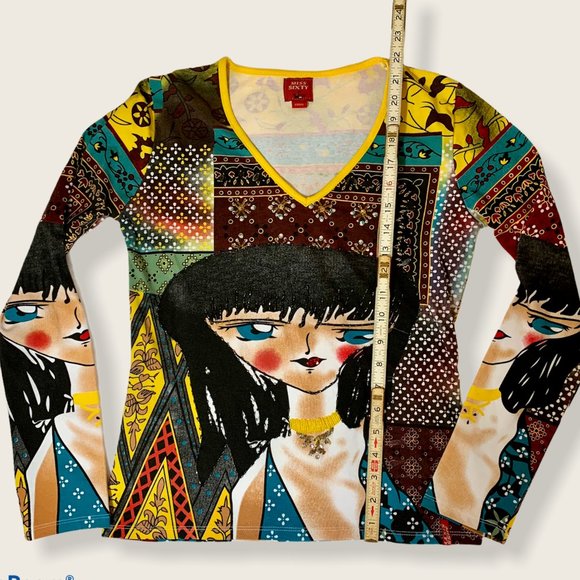 Miss Sixty beaded, embellished long sleeve t-shirt - Picture 10 of 11